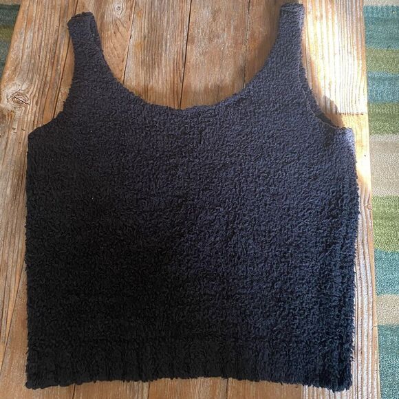 Skims Black onyx cropped tank top 2X - Picture 4 of 6